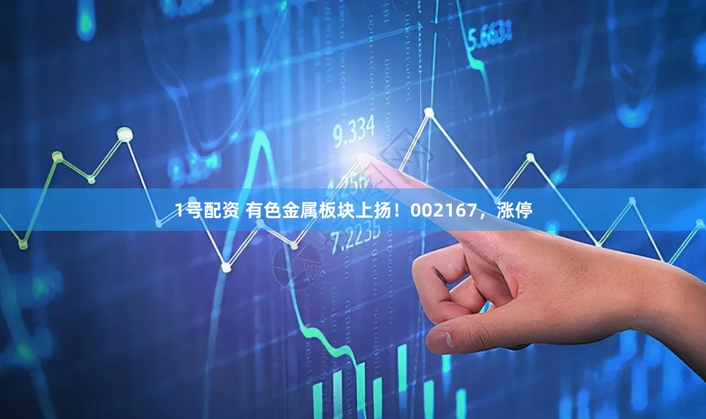 1号配资 有色金属板块上扬！002167，涨停