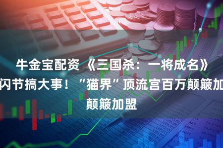 牛金宝配资 《三国杀：一将成名》闪闪节搞大事！“猫界”顶流宫百万颠簸加盟
